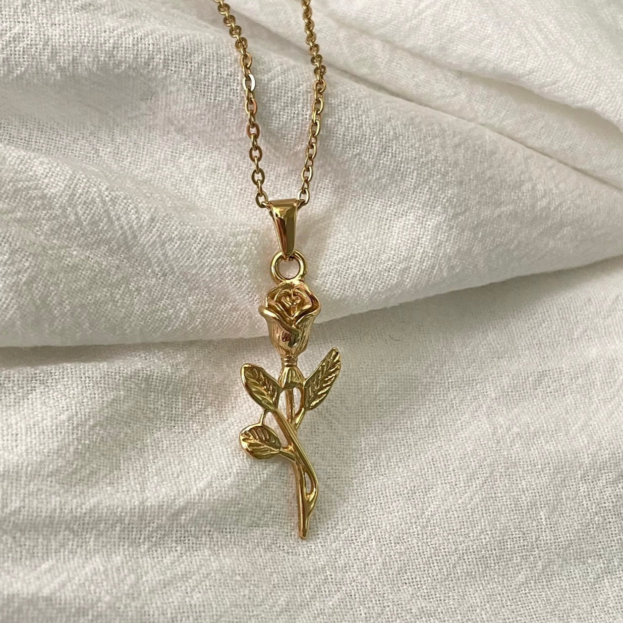 Rosella Necklace - 18K Gold Plated image 1