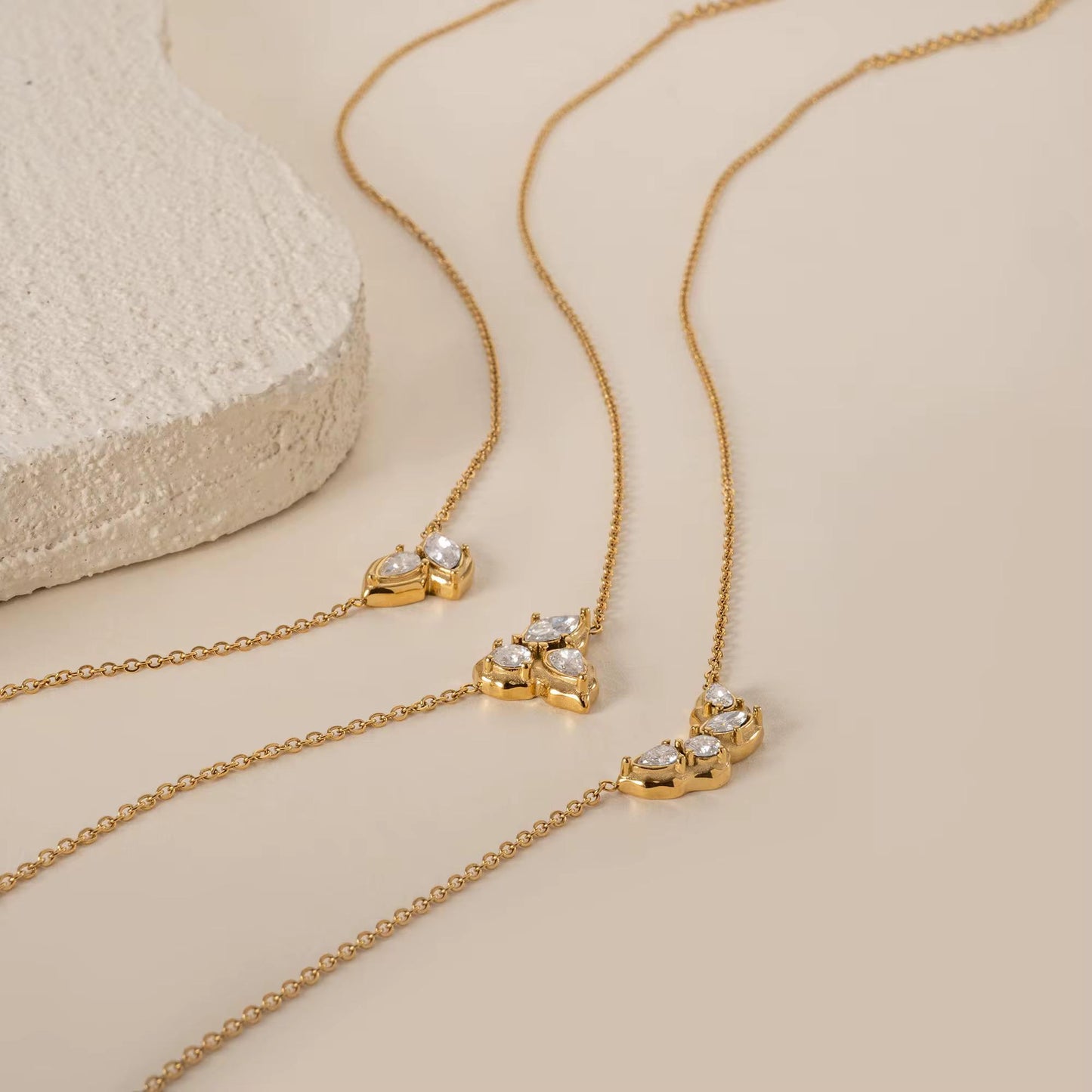 Vera Necklace - 18K Gold Plated image 1