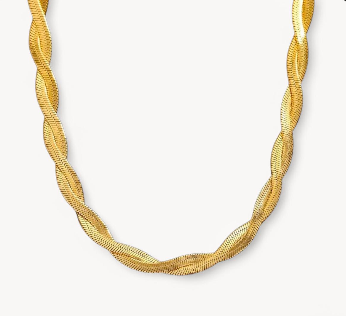 Dualine necklace - 18K Gold Plated image 0
