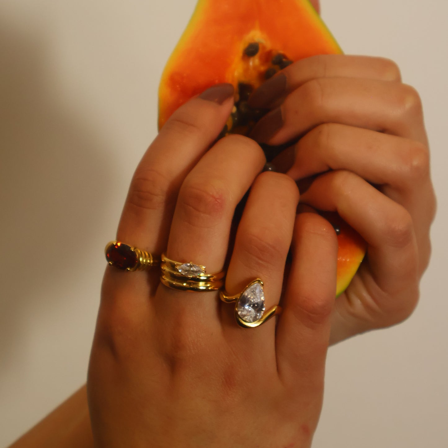 Elnath Ring - 18K Gold Plated image 0