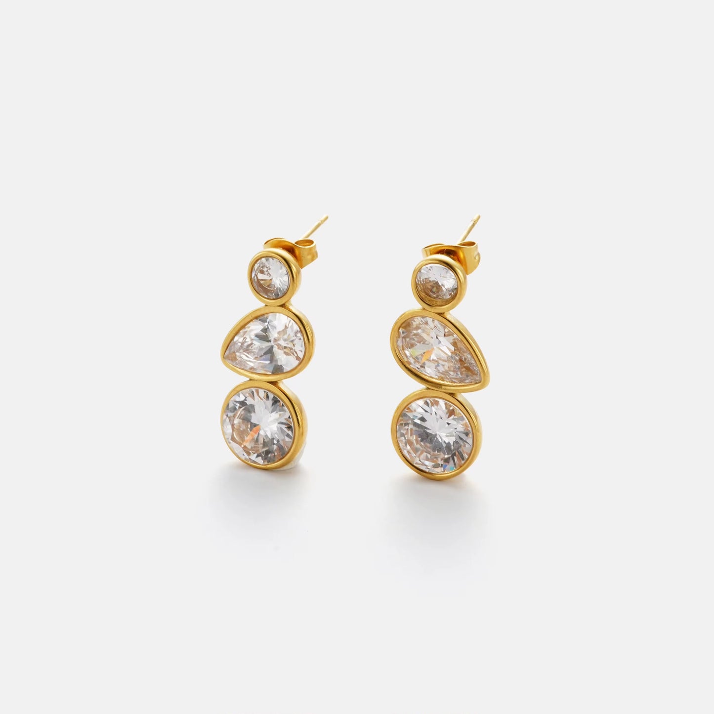 Stardust Earrings - 18K Gold Plated image 1
