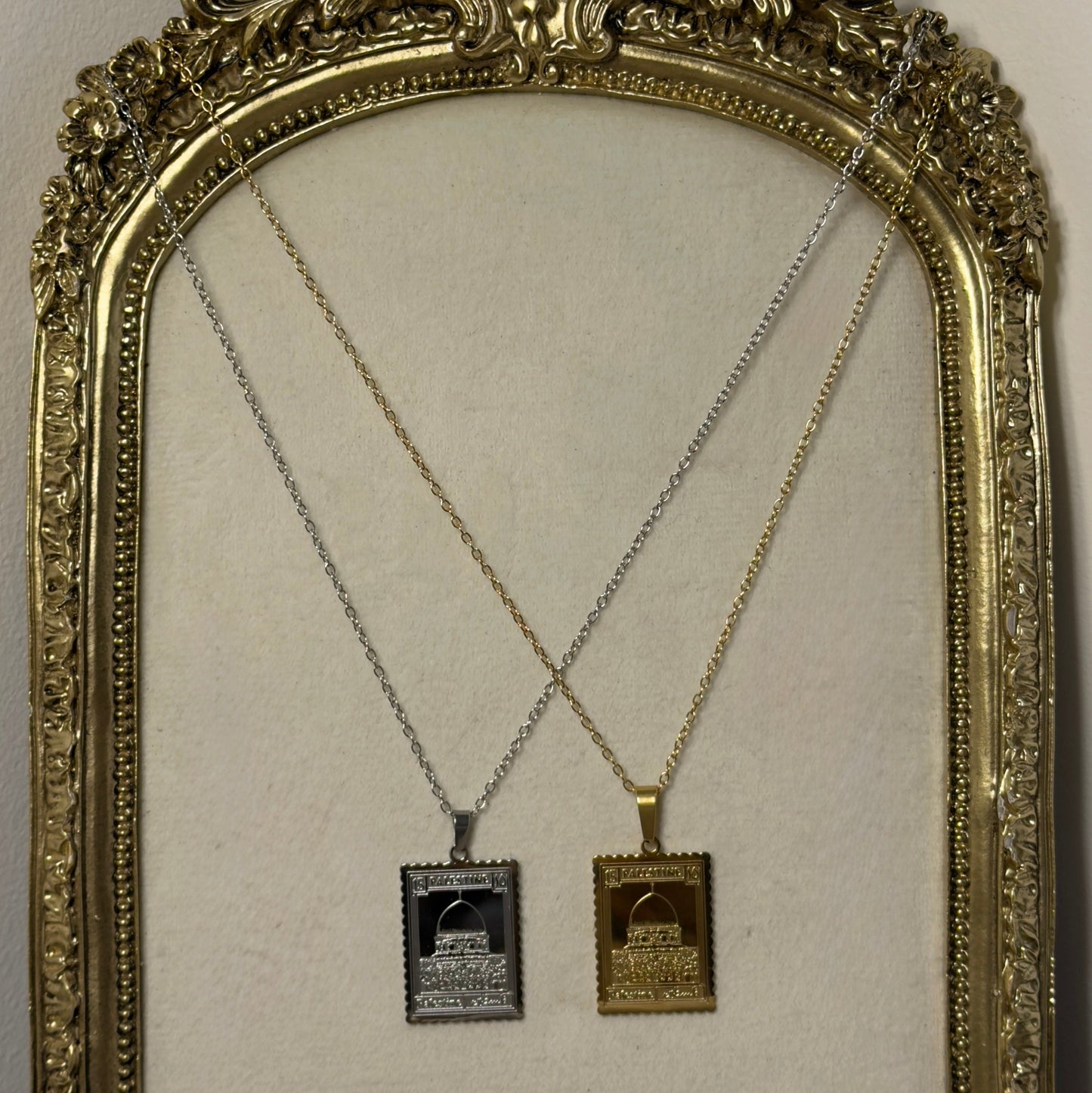Palestine Stamp Necklace