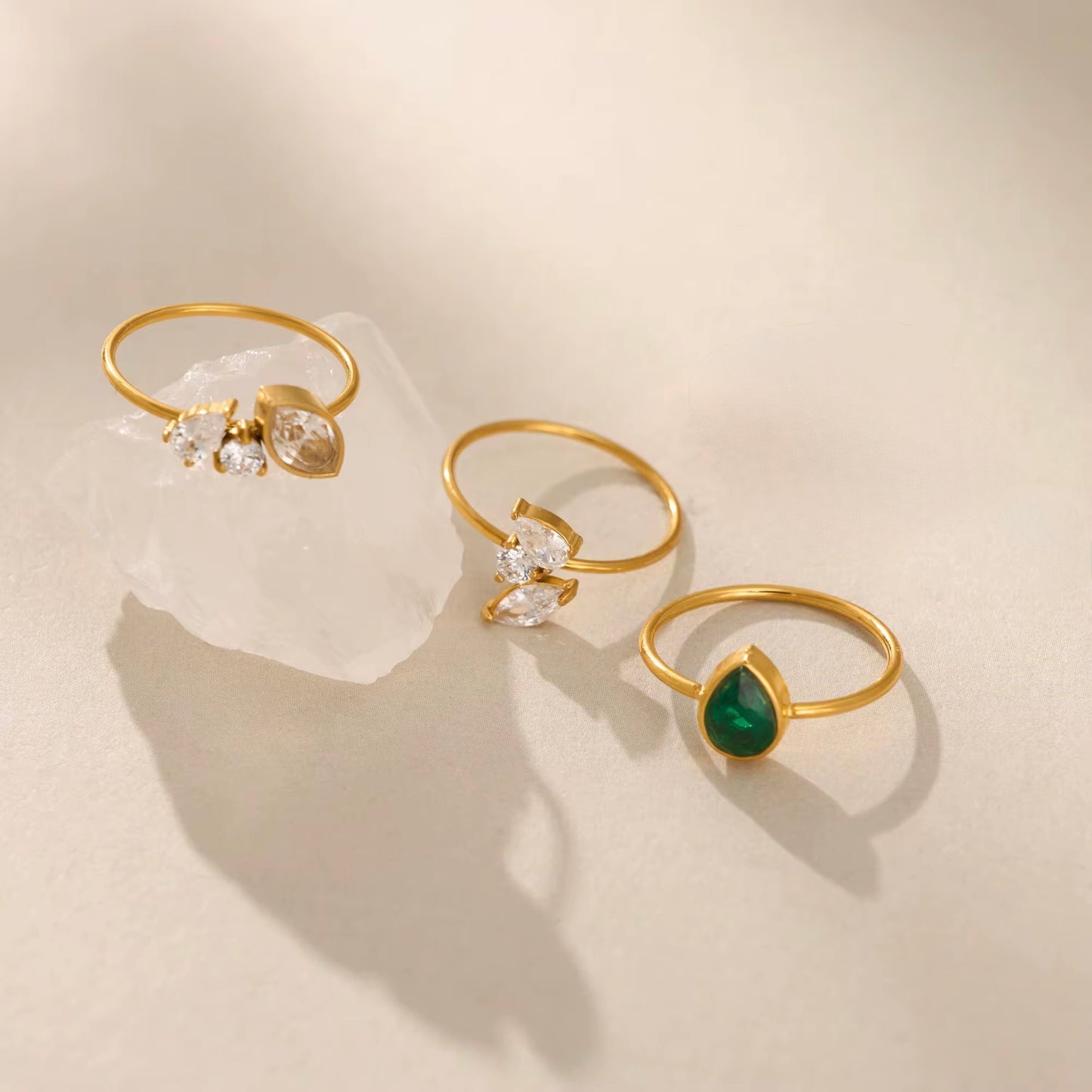 Lumia Ring - 18K Gold Plated