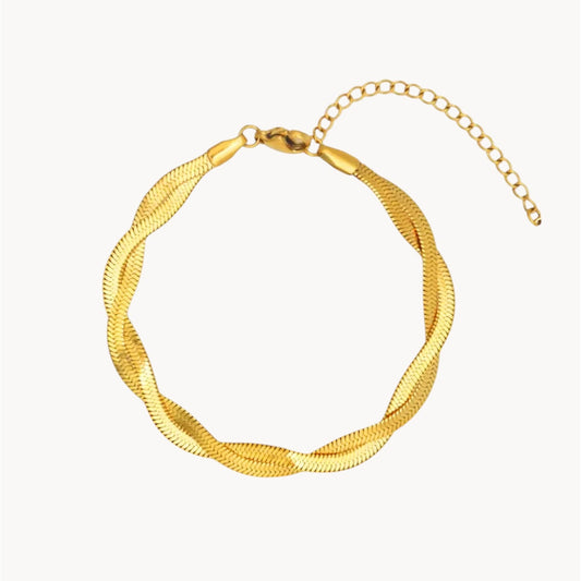 Dualine bracelet - 18K Gold Plated image 0