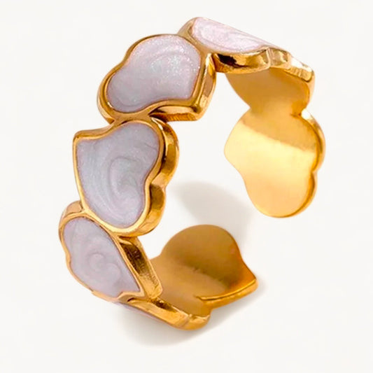 Qalb Ring - 18K Gold Plated image 0