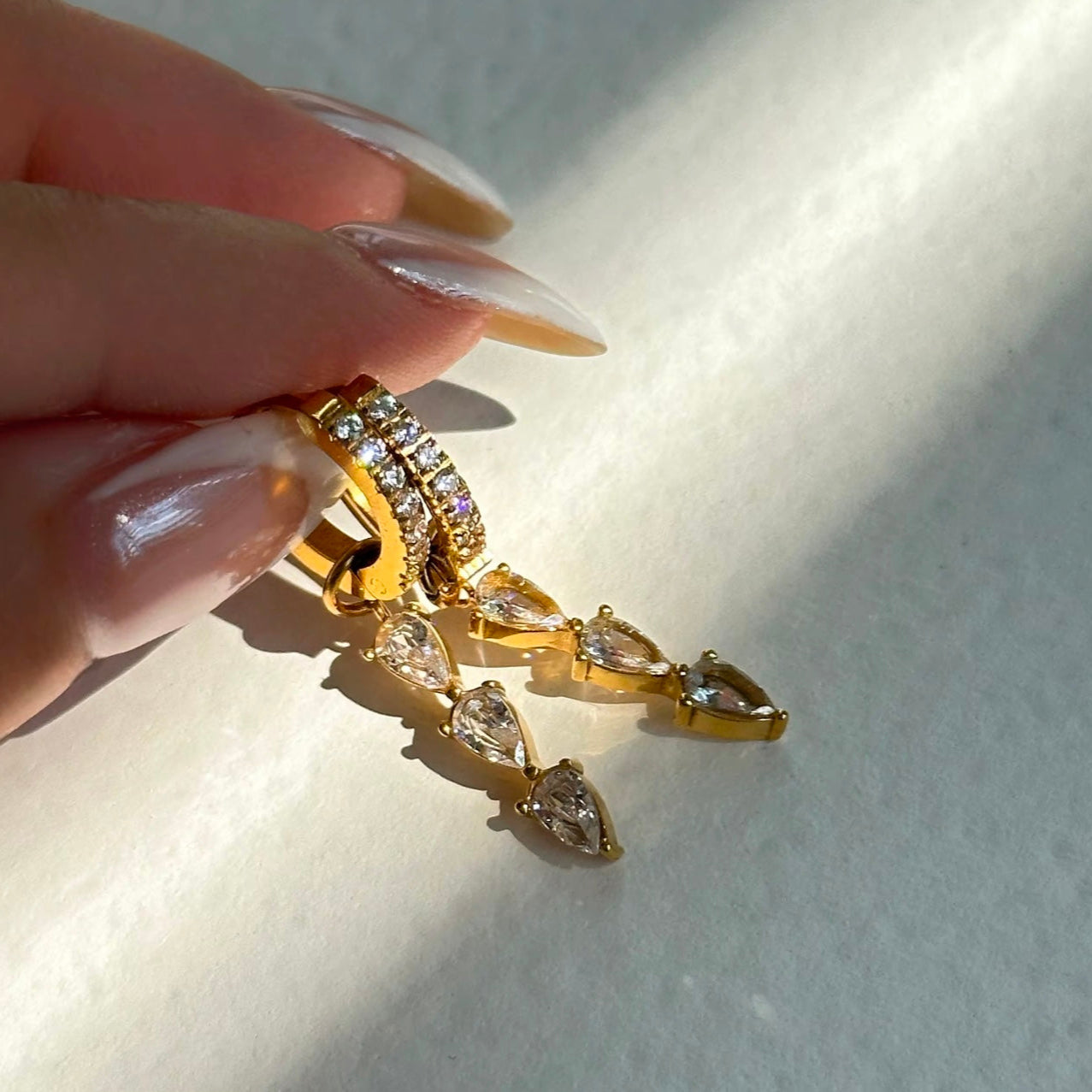 Lumi Earrings - 18K Gold Plated image 2