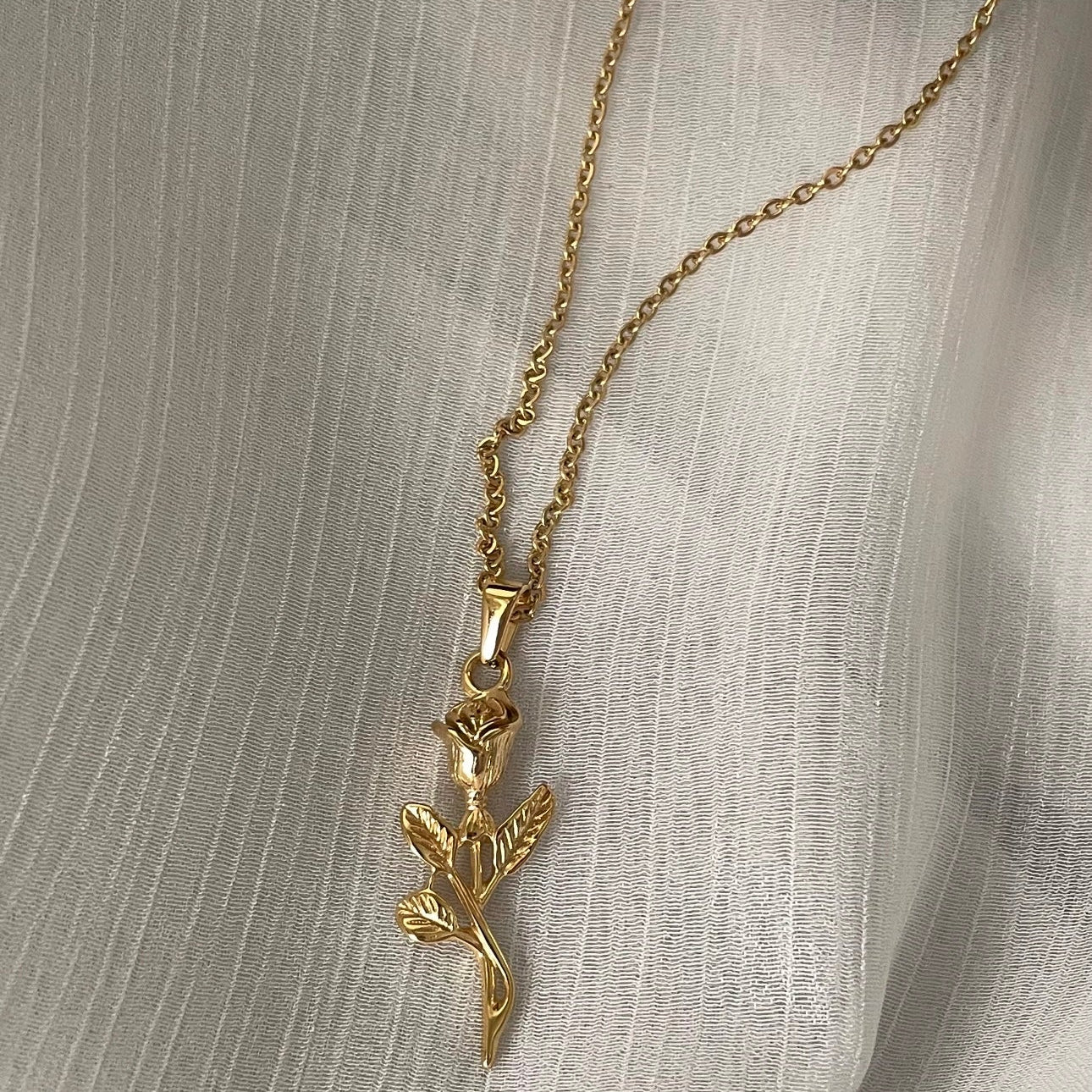 Rosella Necklace - 18K Gold Plated image 2