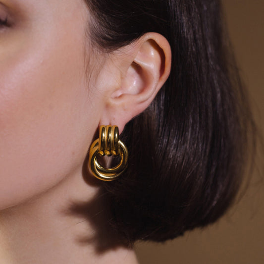 Vega Earrings - 18K Gold Plated image 0