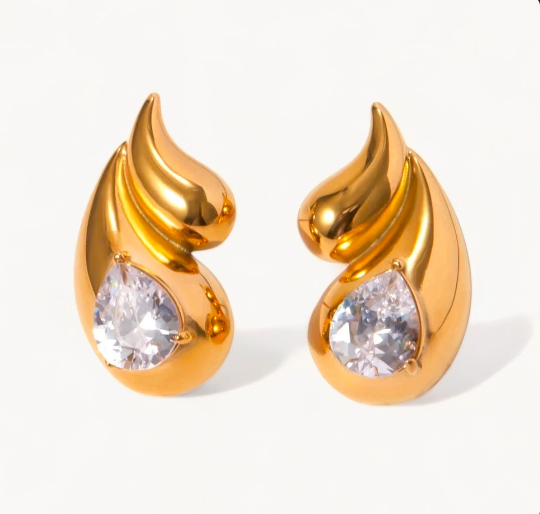Double Teardrop Earring image 0