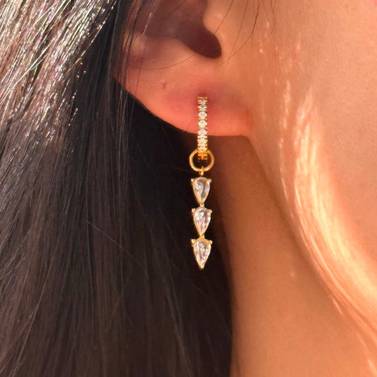 Lumi Earrings - 18K Gold Plated image 1
