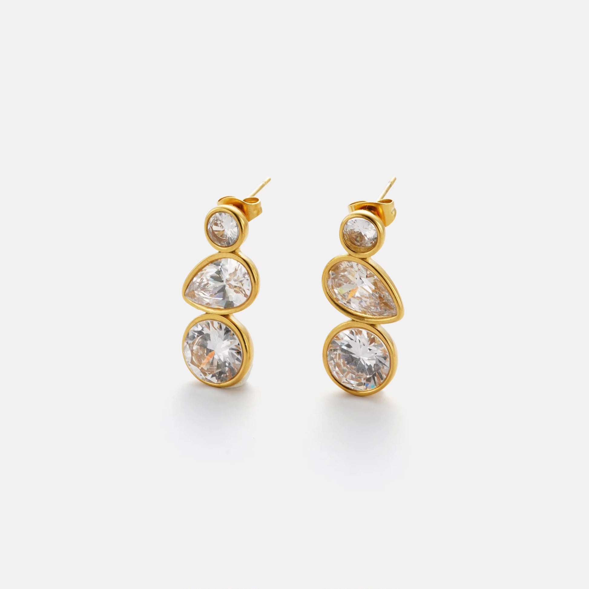 Stardust Earrings - 18K Gold Plated image 1