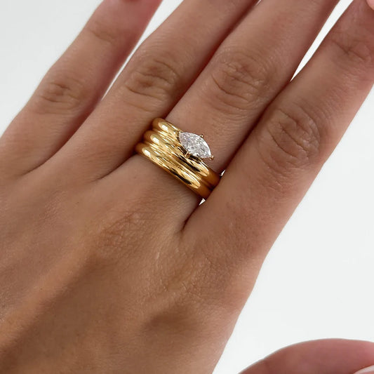 Layla Ring - 18K Gold Plated image 0