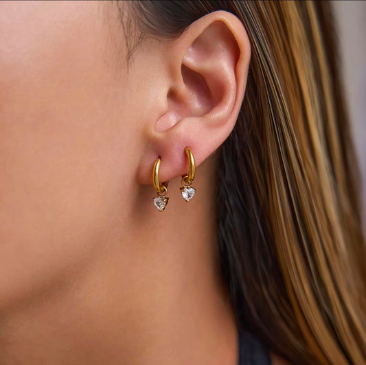 Luna Earrings - 18K Gold Plated image 1