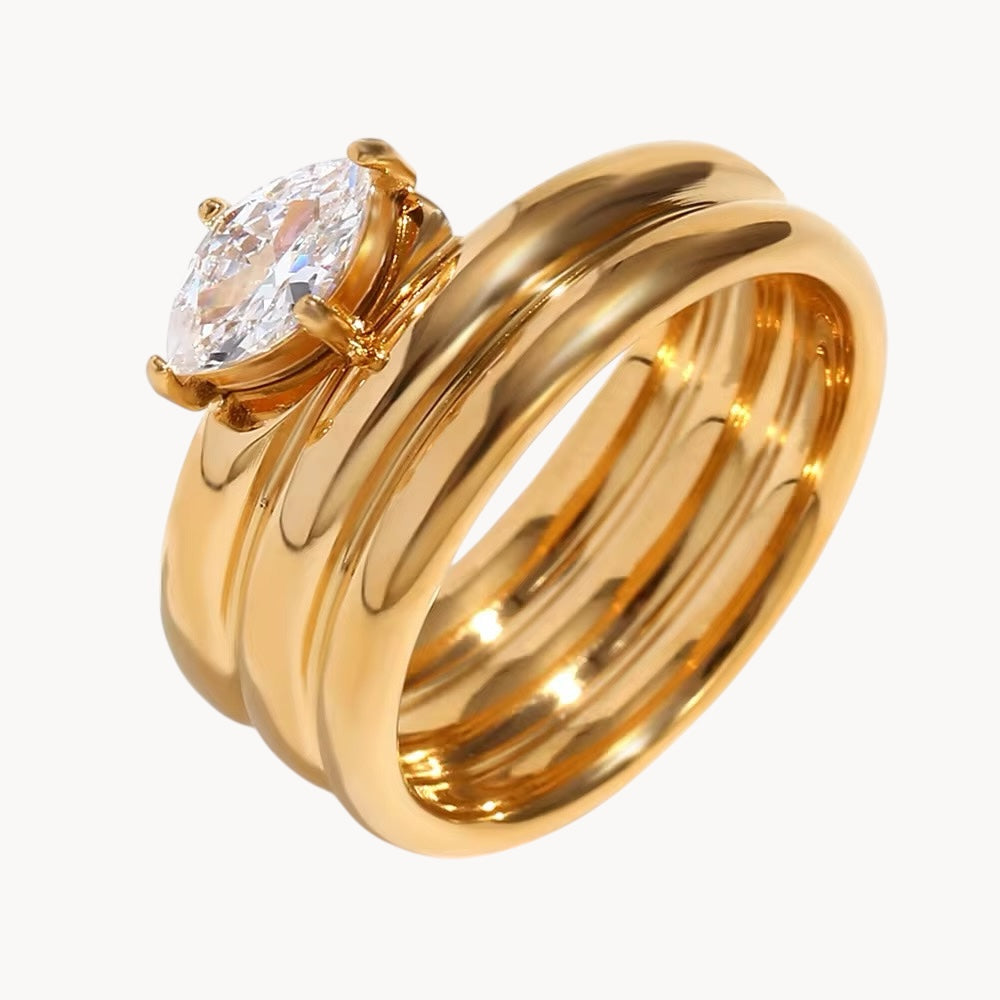 Layla Ring - 18K Gold Plated image 1
