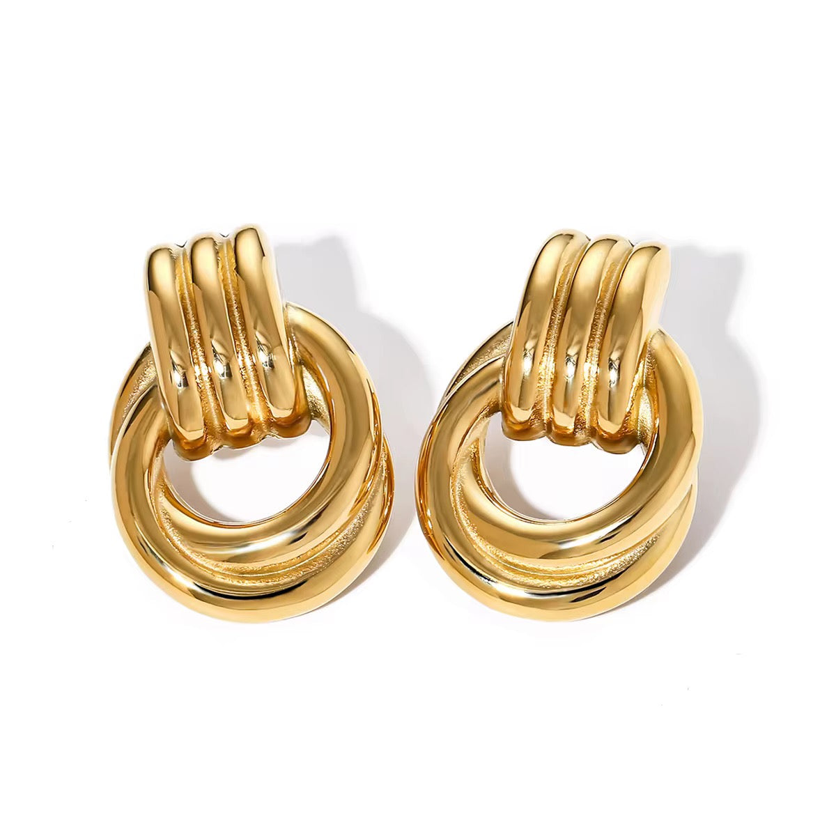 Vega Earrings - 18K Gold Plated image 1