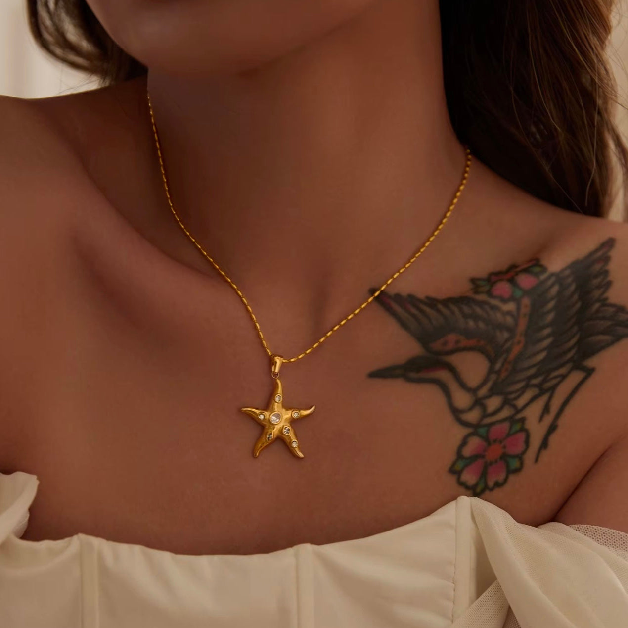 Maris Necklace - 18K Gold Plated image 1