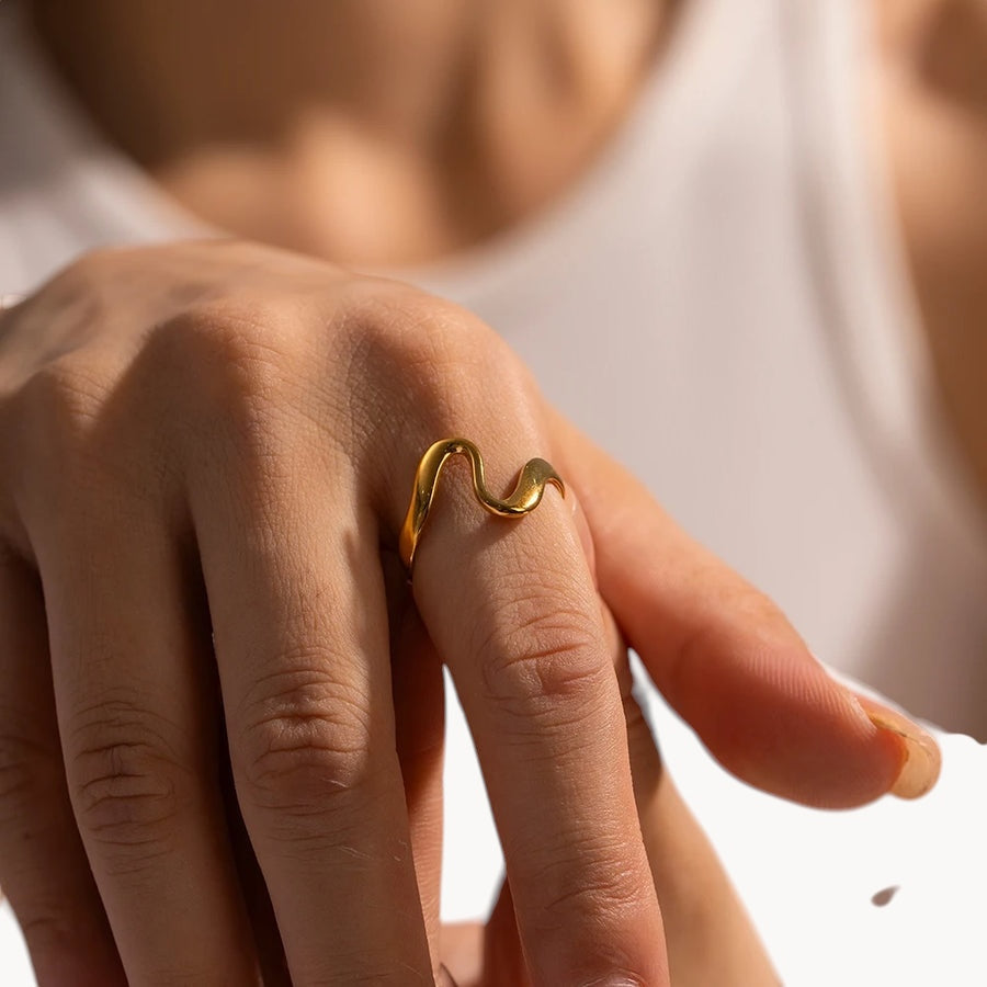 Nihal Ring - 18K Gold Plated image 0