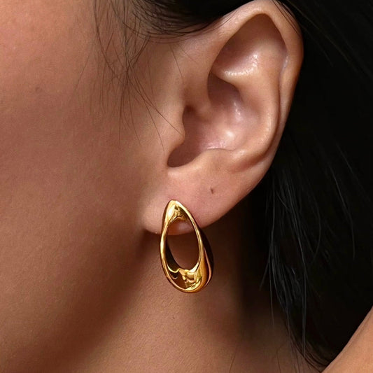 Elara Earrings - 18K Gold Plated image 1