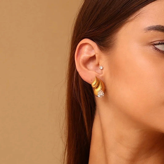 Double Teardrop Earring image 1