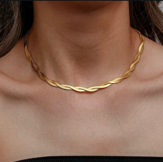 Dualine necklace - 18K Gold Plated image 1